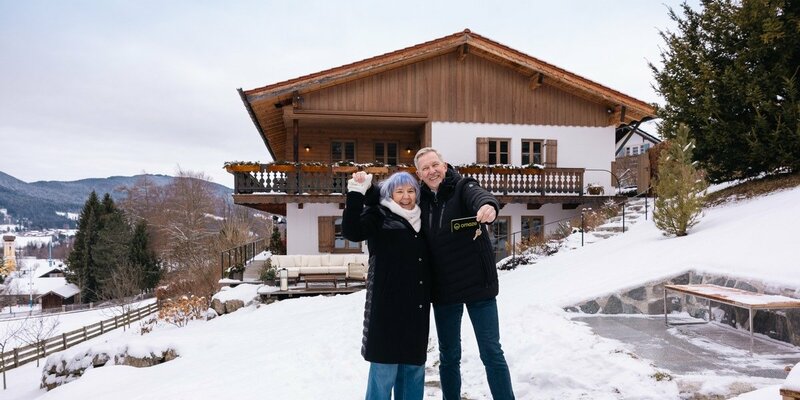 Vom Sorgenhaus zur Traumvilla: Bochumer gewinnt Omaze Landhaus-Villa in Oberbayern im Wert von 2,7 Millionen Euro - Foto: presseportal.de