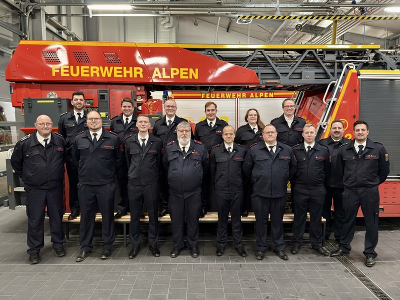FW Alpen: Jahreshauptversammlung 2026 der Einheit Alpen - Foto: presseportal.de