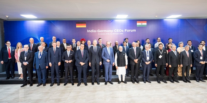 TÜV SÜD-CEO Ishan Palit begleitete die Wirtschaftsdelegation von Bundeskanzler Friedrich Merz - Foto: presseportal.de