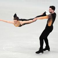 Annika Hocke und Robert Kunkel belegten bei der Eiskunstlauf-EM den vierten Platz. - Foto: Mike Egerton/PA Wire/dpa