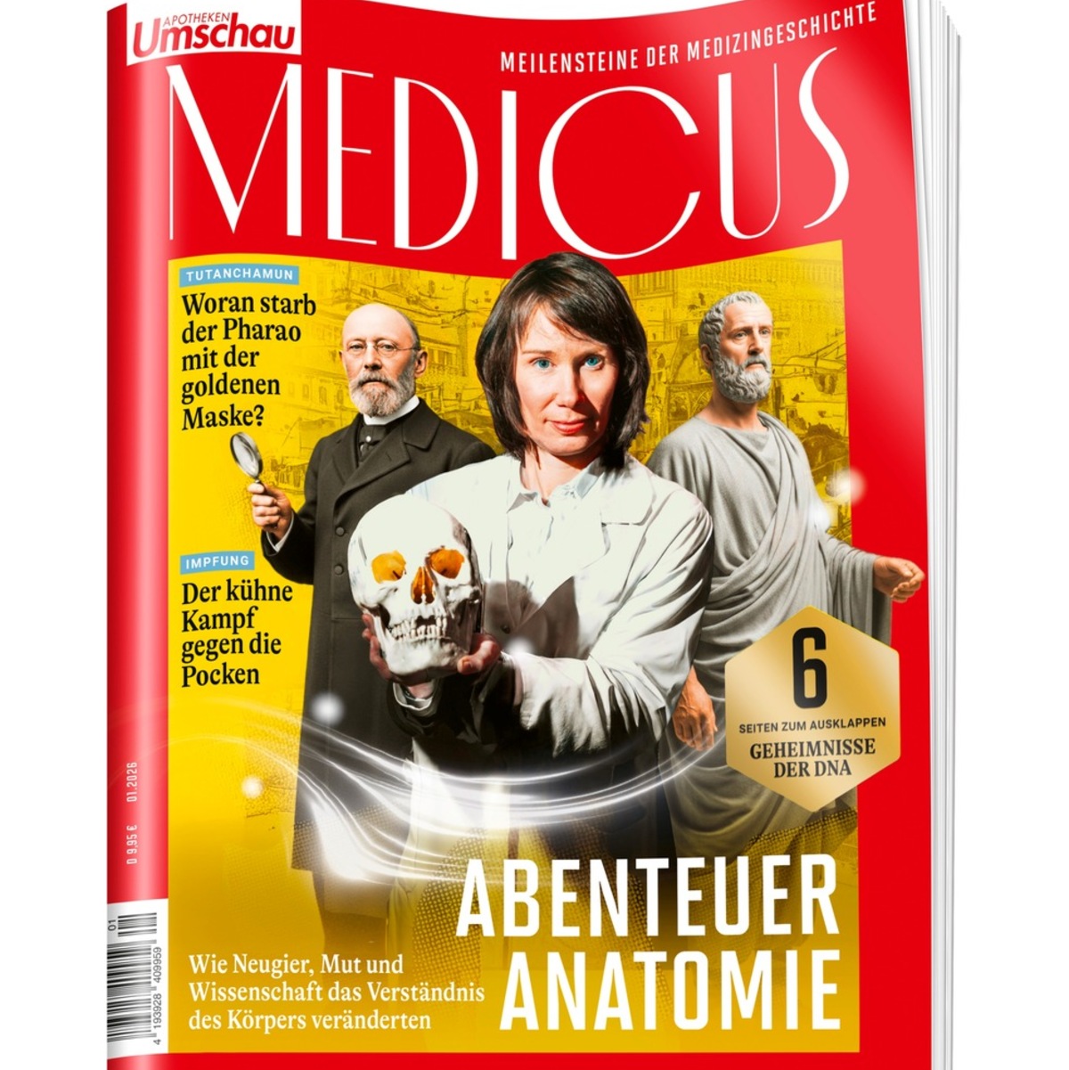 Wort & Bild Verlag startet neues Printmagazin Apotheken Umschau Medicus / Medizingeschichte fundiert, visuell stark und überraschend aktuell erzählt - Foto: presseportal.de