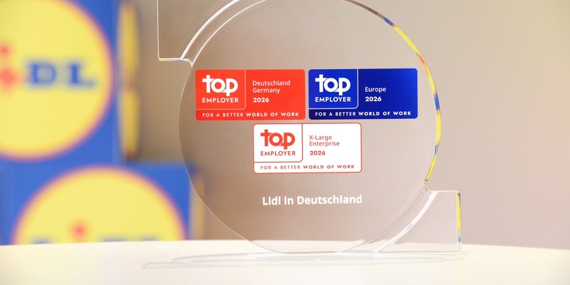 Lidl in Deutschland erneut als Top Employer 2026 ausgezeichnet: Karriere, die sich lohnt - Foto: presseportal.de