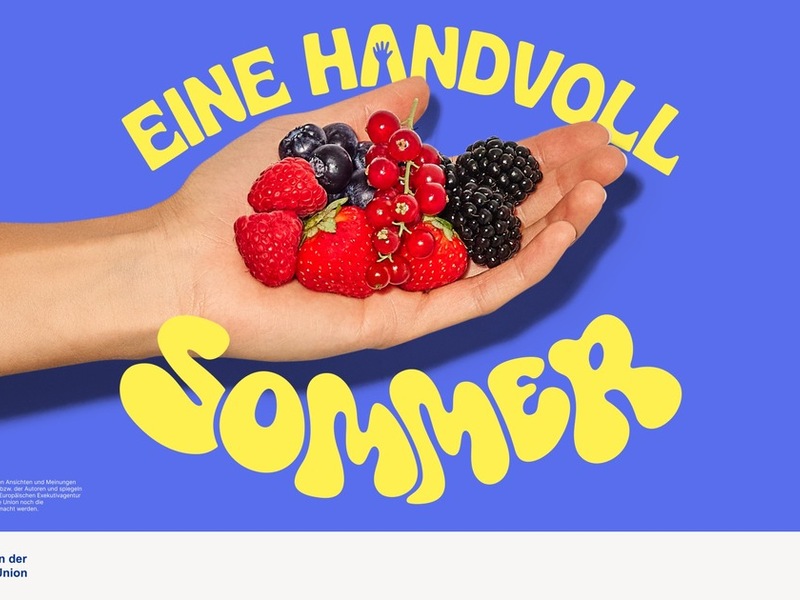 Eine Handvoll Sommer: Beeren aus Europa, immer und überall - Foto: presseportal.de