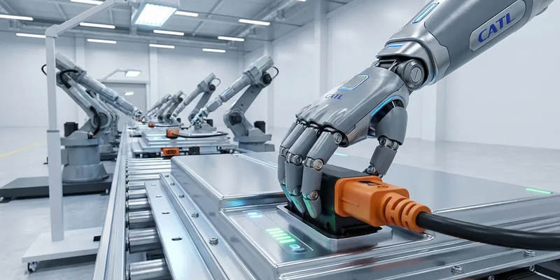 CATL startet weltweit erste Batteriefabrik mit menschenähnlichen Robotern - Foto: über boerse-global.de