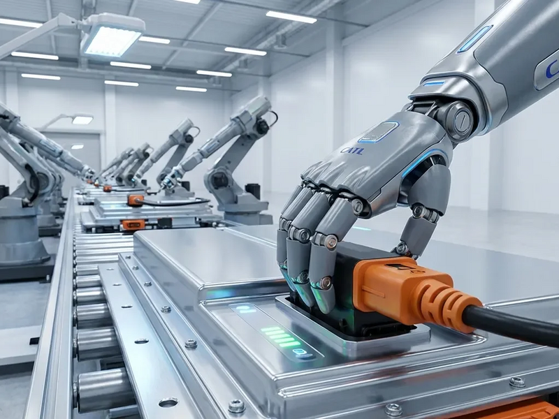 CATL startet weltweit erste Batteriefabrik mit menschenähnlichen Robotern - Foto: über boerse-global.de