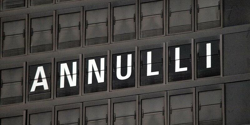 Annullierter Flug (Archiv) - Foto: via dts Nachrichtenagentur