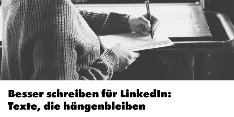 Besser schreiben für LinkedIn: Texte, die hängenbleiben / Ein Webinar der news aktuell Academy - Foto: presseportal.de