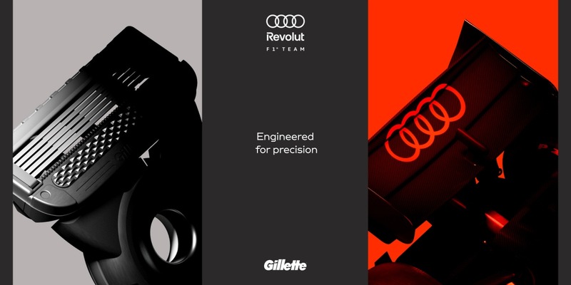 Audi Revolut F1 Team begrüßt Gillette als offiziellen Partner - Foto: presseportal.de