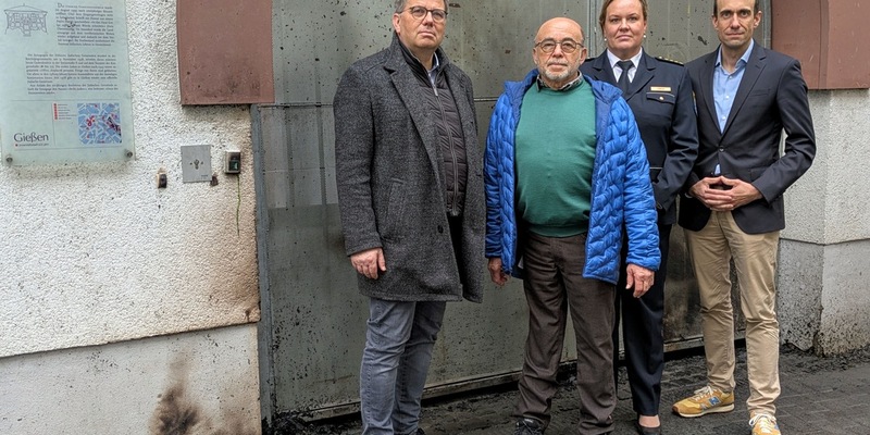 Mittelhessen: +++ Gemeinsame Pressemitteilung der Stadt Gießen, der jüdischen Gemeinde Gießen und des Polizeipräsidiums Mittelhessen +++ - Foto: presseportal.de