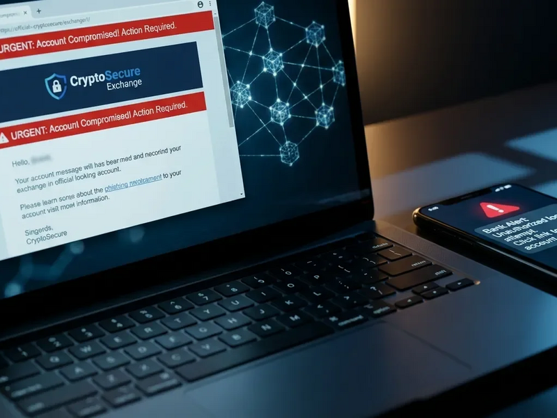 Coinbase-Phishing: Betrüger erbeuten Milliarden mit gefälschten Warnmeldungen - Foto: über boerse-global.de