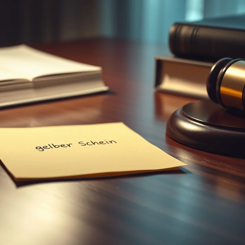 Gelber Schein: Gerichte schränken Beweiswert ein - Foto: über boerse-global.de