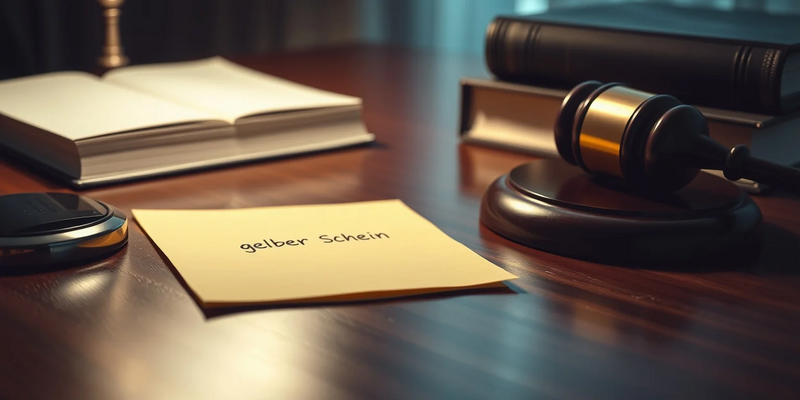 Gelber Schein: Gerichte schränken Beweiswert ein - Foto: über boerse-global.de