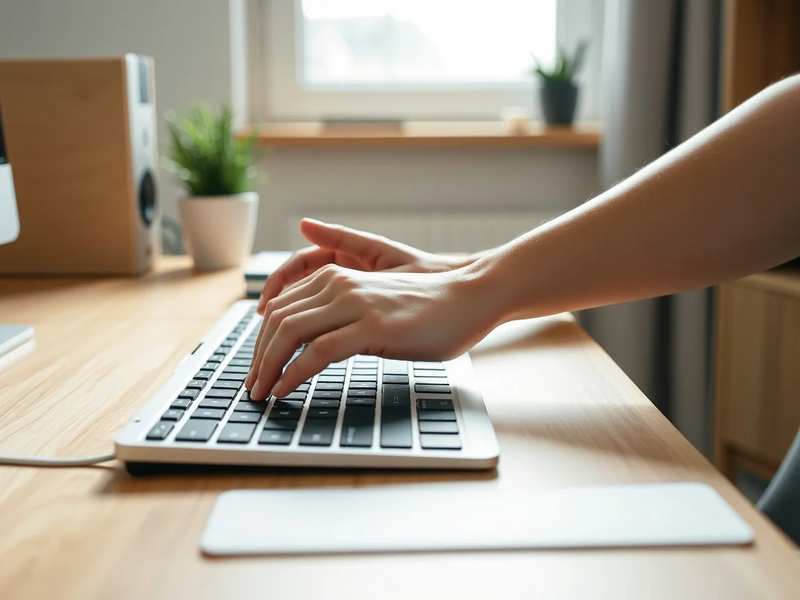 Handgelenk-Wippen: Einfache Übung gegen Büro-Schmerzen - Foto: über boerse-global.de