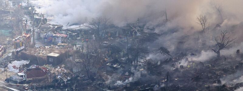 Bislang gibt es keine bestätigten Informationen zu Verletzten oder Toten. - Foto: Choi Jin-seok/Newsis/AP/dpa