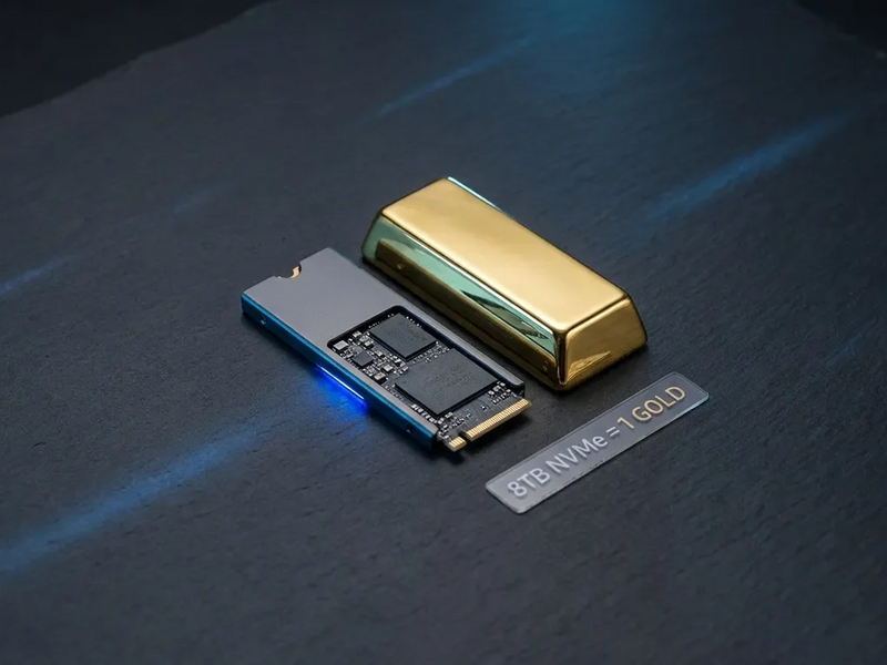 SSD-Preise schießen über Goldwert hinaus - Foto: über boerse-global.de