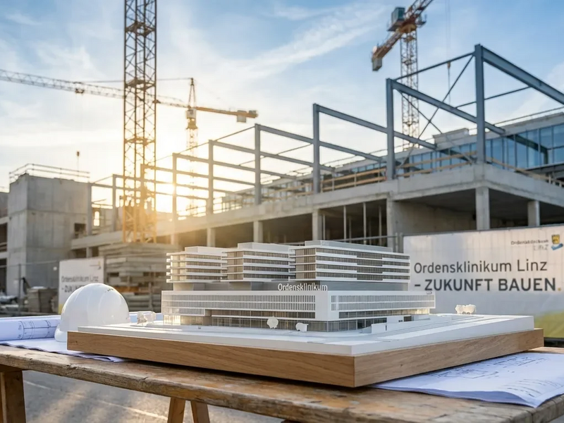 Ordensklinikum Linz setzt mit 200-Millionen-Projekt auf neue Bauweise - Foto: über boerse-global.de