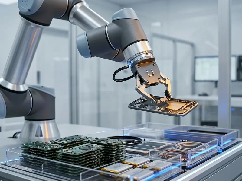 Apples Roboter-Trio kämpft gegen Elektroschrott - Foto: über boerse-global.de