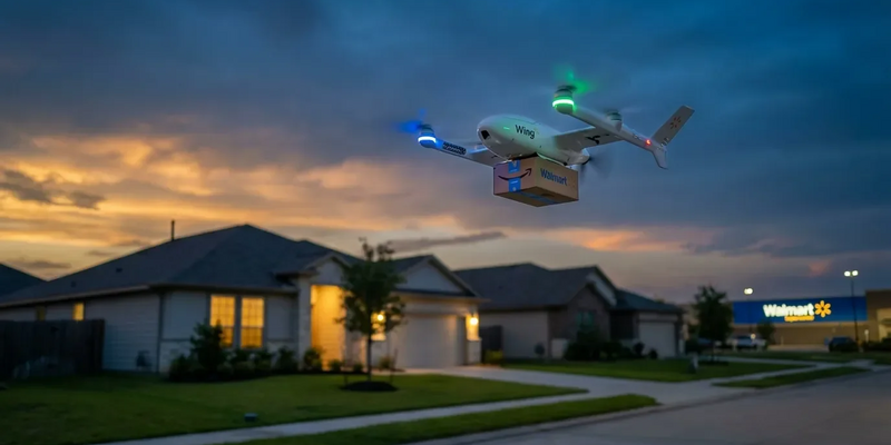 Walmart und Wing starten Drohnen-Lieferdienst in Houston - Foto: über boerse-global.de