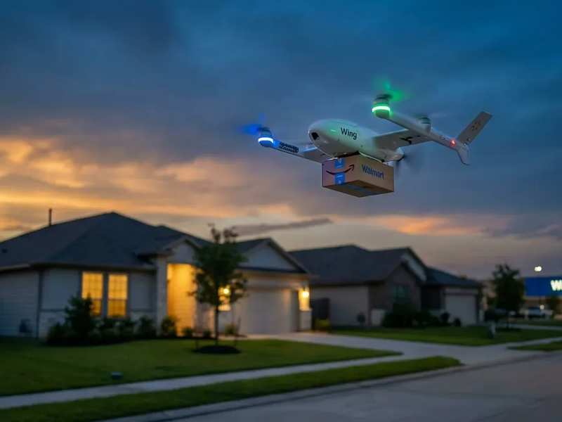 Walmart und Wing starten Drohnen-Lieferdienst in Houston - Foto: über boerse-global.de