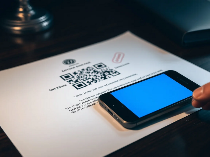 Quishing: Betrüger locken mit QR-Codes per Briefpost - Foto: über boerse-global.de