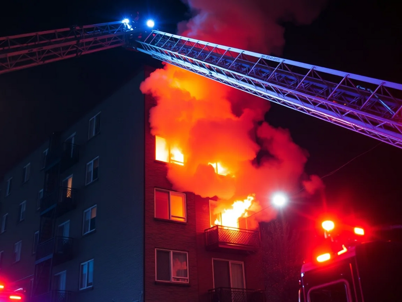 Großbrand in Wien-Favoriten: 20 Bewohner evakuiert - Foto: über boerse-global.de