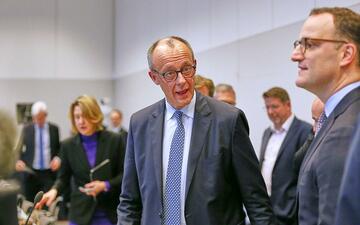 Friedrich Merz und Jens Spahn (Archiv) - Foto: via dts Nachrichtenagentur