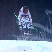 Kira Weidle-Winkelmann zeigte in der Abfahrt von Tarvisio eine starke Vorstellung. - Foto: Giovanni Auletta/AP/dpa