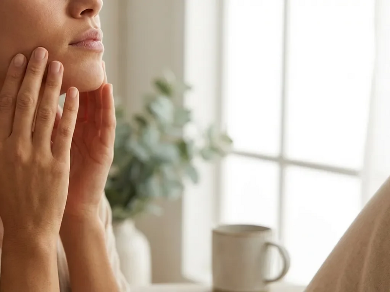 Face-Yoga wird zur Therapie gegen Stress-Kiefer - Foto: über boerse-global.de