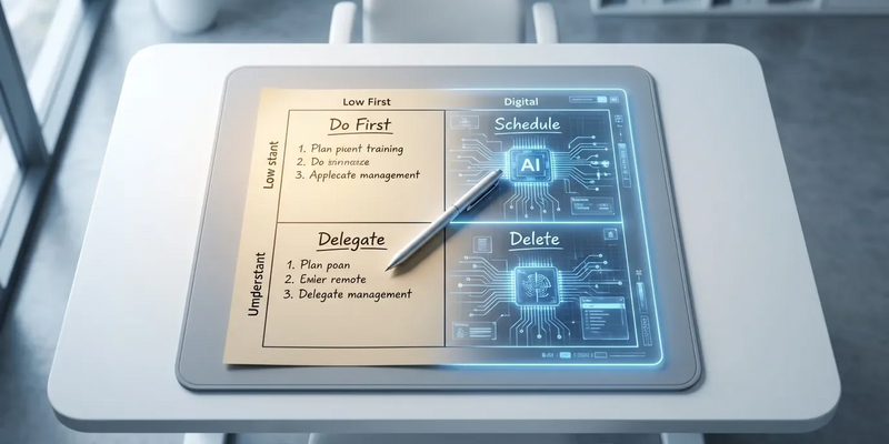 Eisenhower-Matrix wird 2026 zum KI-Management-Tool - Foto: über boerse-global.de