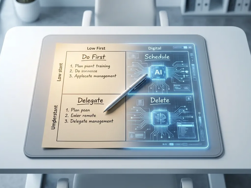 Eisenhower-Matrix wird 2026 zum KI-Management-Tool - Foto: über boerse-global.de