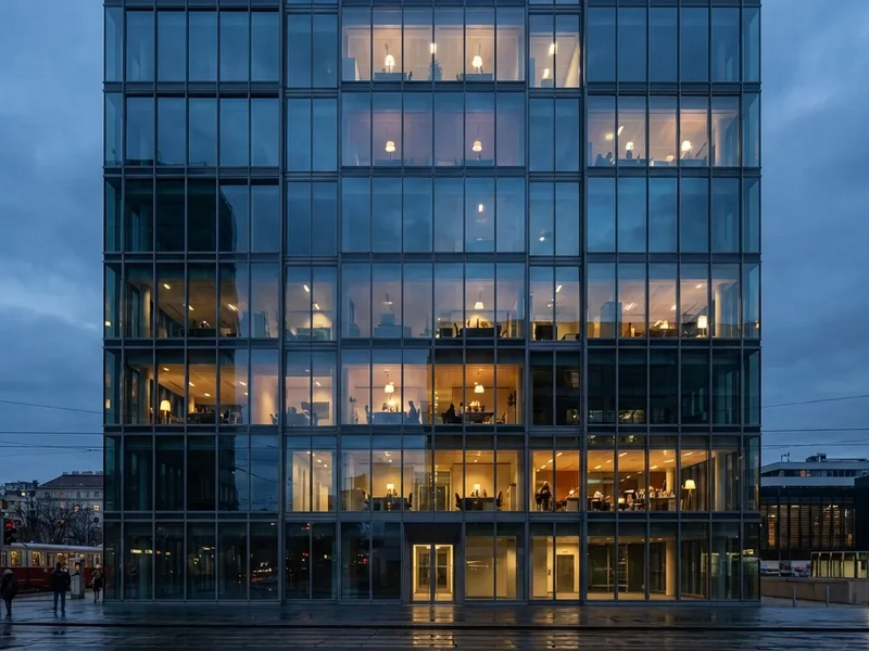 Wiener Büromarkt startet mit leichtem Leerstandsanstieg ins Jahr - Foto: über boerse-global.de