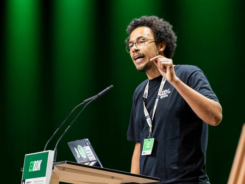 Der Grüne-Jugend-Chef Luis Bobga sorgt mit einer Beschimpfung des Bayerischen Ministerpräsidenten Markus Söder für Rücktrittsforderungen aus der CSU. (Archivbild) - Foto: Michael Matthey/dpa
