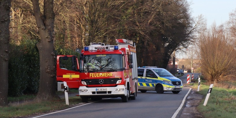 FW Gangelt: Zwei Verletzte bei Motorradunfall - Foto: presseportal.de