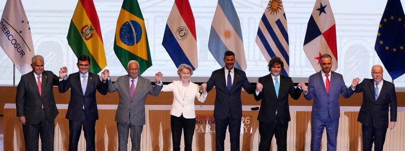 Nach über 25 Jahren Verhandlungen wird das Freihandelsabkommen zwischen der EU und dem Mercosur unterzeichnet. - Foto: Jorge Saenz/AP/dpa