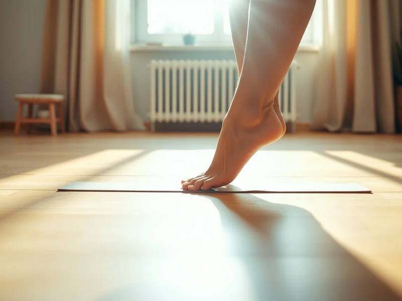 Tandem-Stand: Einfache Übung senkt Sturzrisiko im Alter - Foto: über boerse-global.de