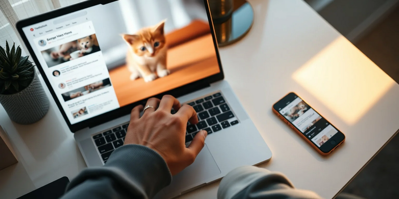 Katzenvideos schützen vor News-Burnout - Foto: über boerse-global.de