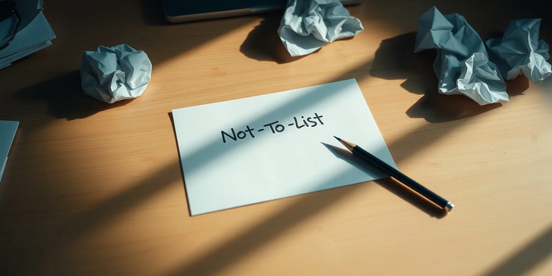 Not-To-Do-Liste: Warum bewusstes Weglassen produktiver macht - Foto: über boerse-global.de