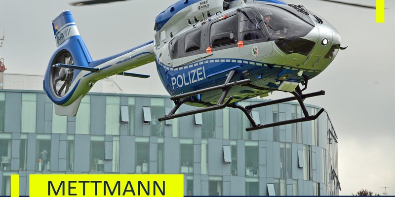 POL-ME: Patient abgängig: Polizei fahndete via Hubschrauber - 2601051 - Foto: presseportal.de