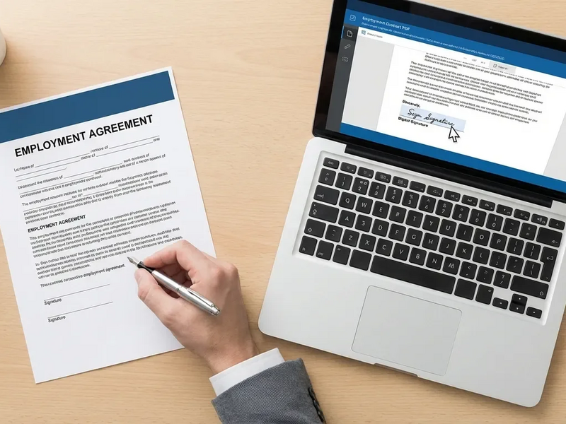 BEG IV: Digitale Arbeitsverträge sind erlaubt – aber nicht überall - Foto: über boerse-global.de