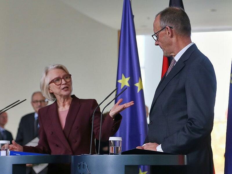 Monika Schnitzer und Friedrich Merz (Archiv) - Foto: via dts Nachrichtenagentur