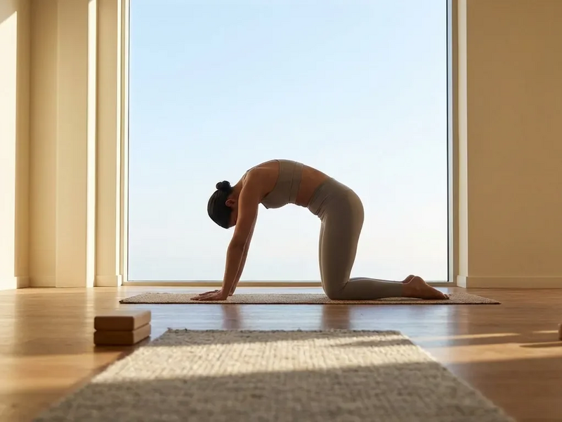 Katze-Kuh: Die Yoga-Übung für einen starken Rücken - Foto: über boerse-global.de