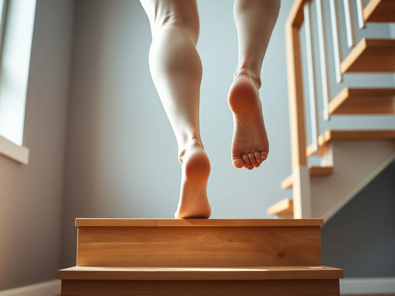 Wadenheben an der Treppe: Die unterschätzte Alltags-Übung - Foto: über boerse-global.de