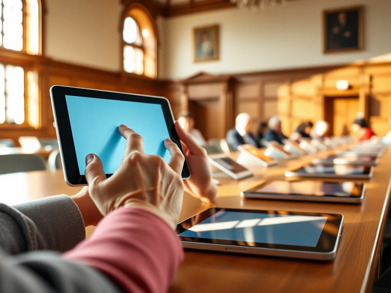 Elmshorn: Tablet-Kurse bringen Senioren die digitale Zeitung näher - Foto: über boerse-global.de