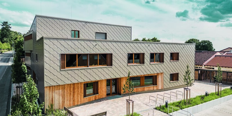 PREFARENZEN-Kindertagesstätte in Alzenau - Foto: PREFA/Croce & Wir über pressetext.de