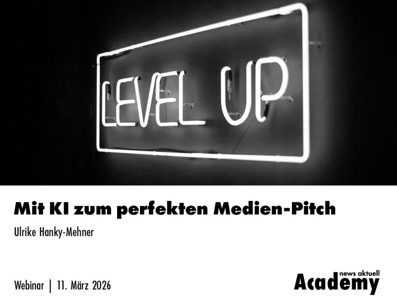 Mit KI zum perfekten Medien-Pitch / Ein Webinar in der Academy von news aktuell - Foto: presseportal.de