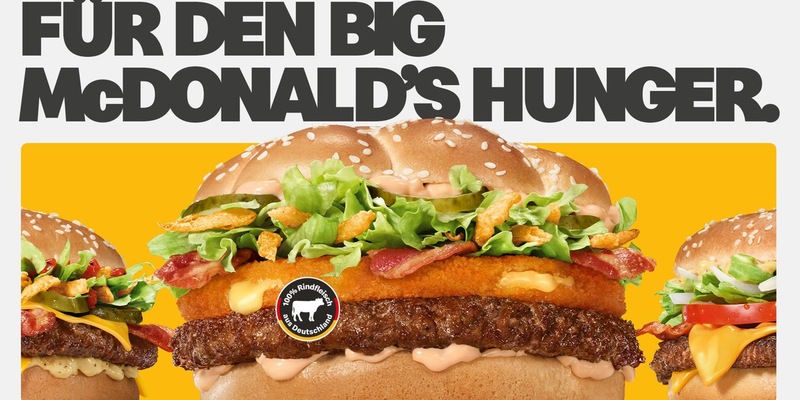 McDonald's Deutschland startet neue Plattform - für alle, die richtig großen Hunger haben - Foto: presseportal.de