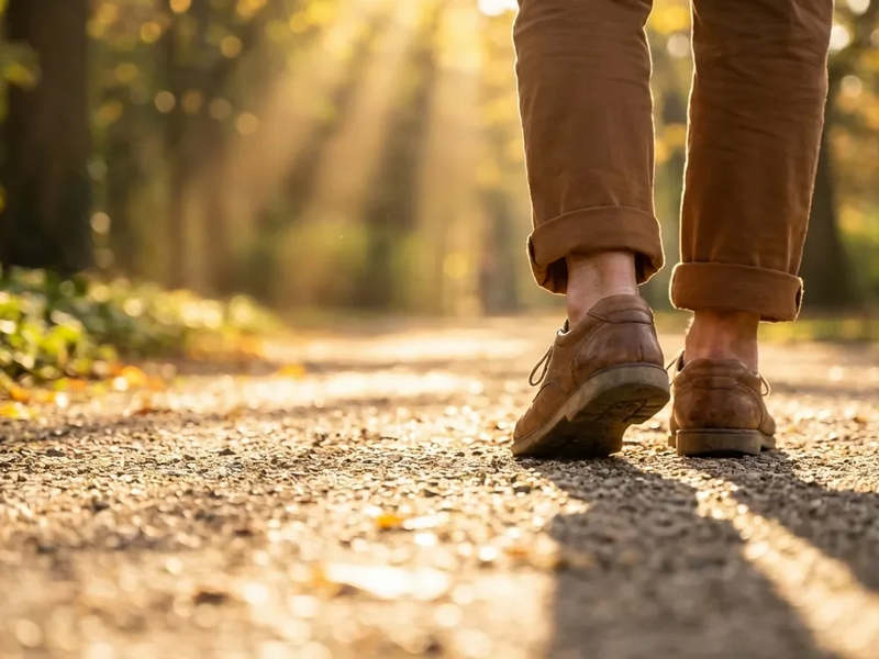 Fersen-Gang: Einfache Übung senkt Sturzrisiko im Alter - Foto: über boerse-global.de