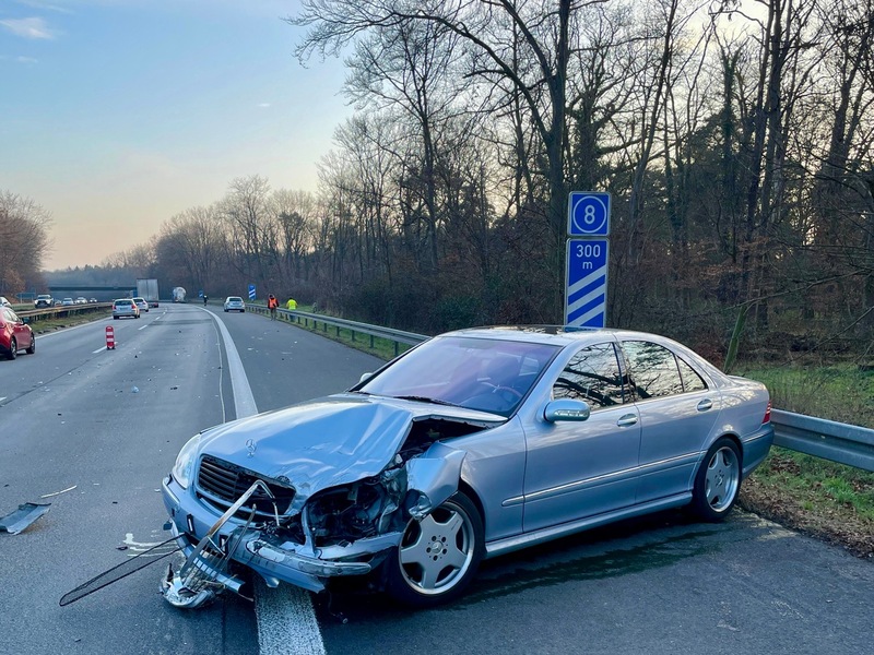FW Hünxe: Verkehrsunfall auf der BAB 3 - Foto: presseportal.de