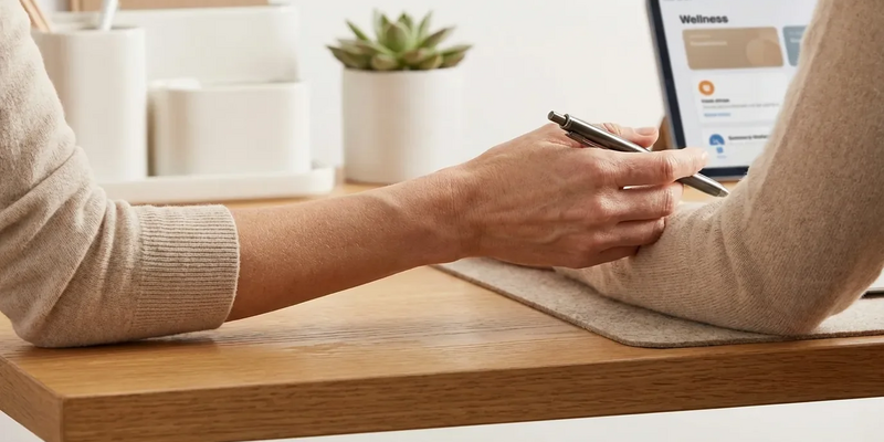 Stift-Rotation: Einfache Übung schützt vor Büro-Schmerzen - Foto: über boerse-global.de