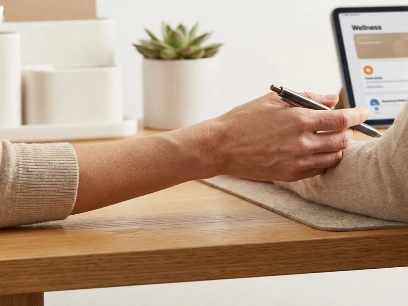 Stift-Rotation: Einfache Übung schützt vor Büro-Schmerzen - Foto: über boerse-global.de